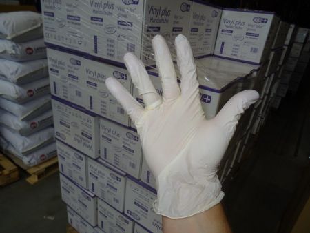 Vinyl plus Handschuhe - Einmal-Handschuhe